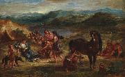 Eugene Delacroix Ovid among the Scythians painting